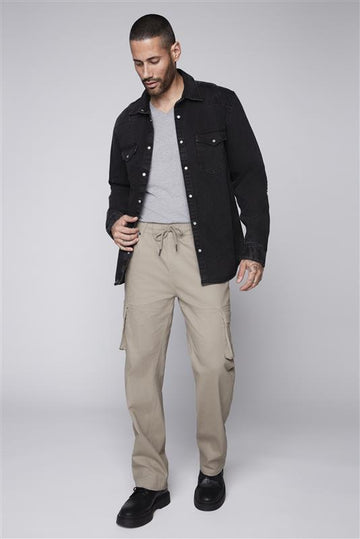 HETFIELD - Relaxed 5 Pocket Cargo Pull On Pant with No Cuff