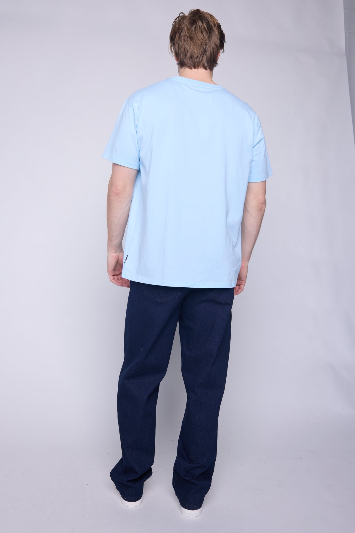 80's Retro T-Shirt- Blue Cloud