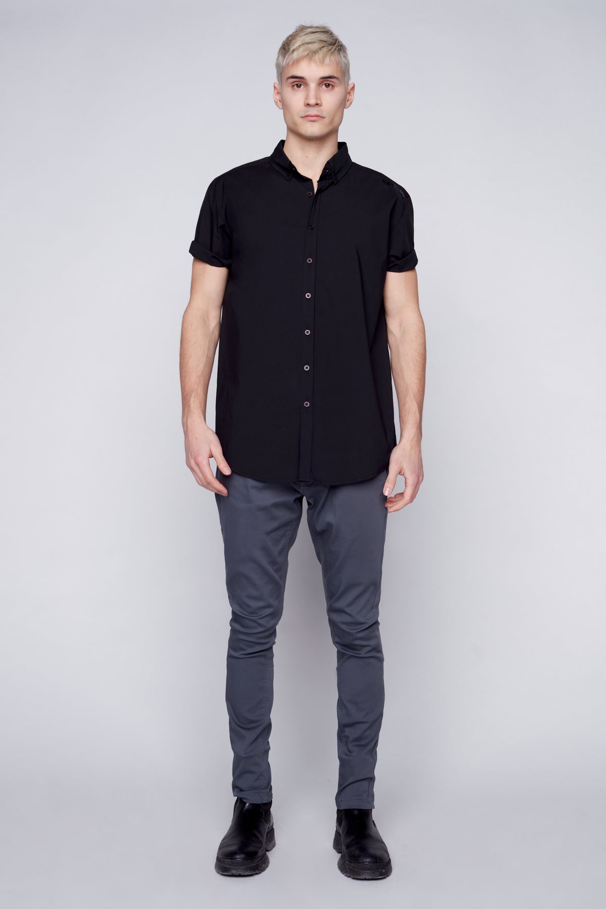 5 Pocket Slim Fit Jeans - Dark Grey