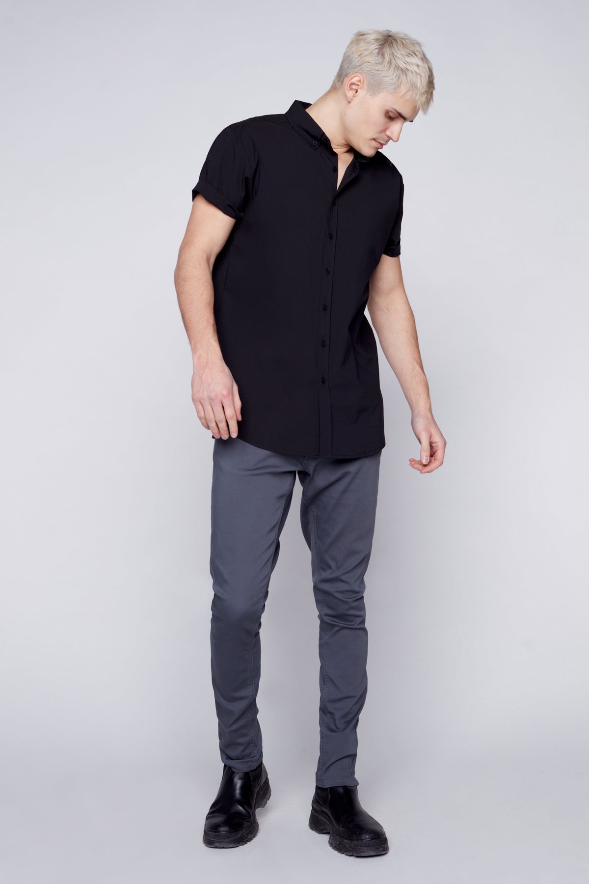 5 Pocket Slim Fit Jeans - Dark Grey