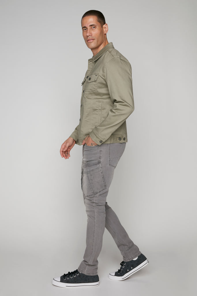 5 Pocket Slim Fit Pants - Light Grey Wash BAUHAUS