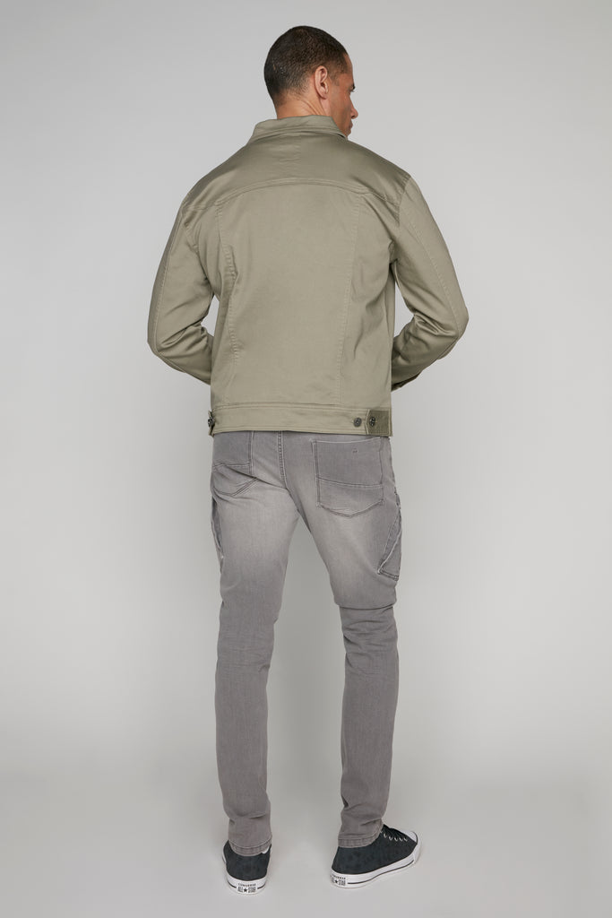 5 Pocket Slim Fit Pants - Light Grey Wash BAUHAUS
