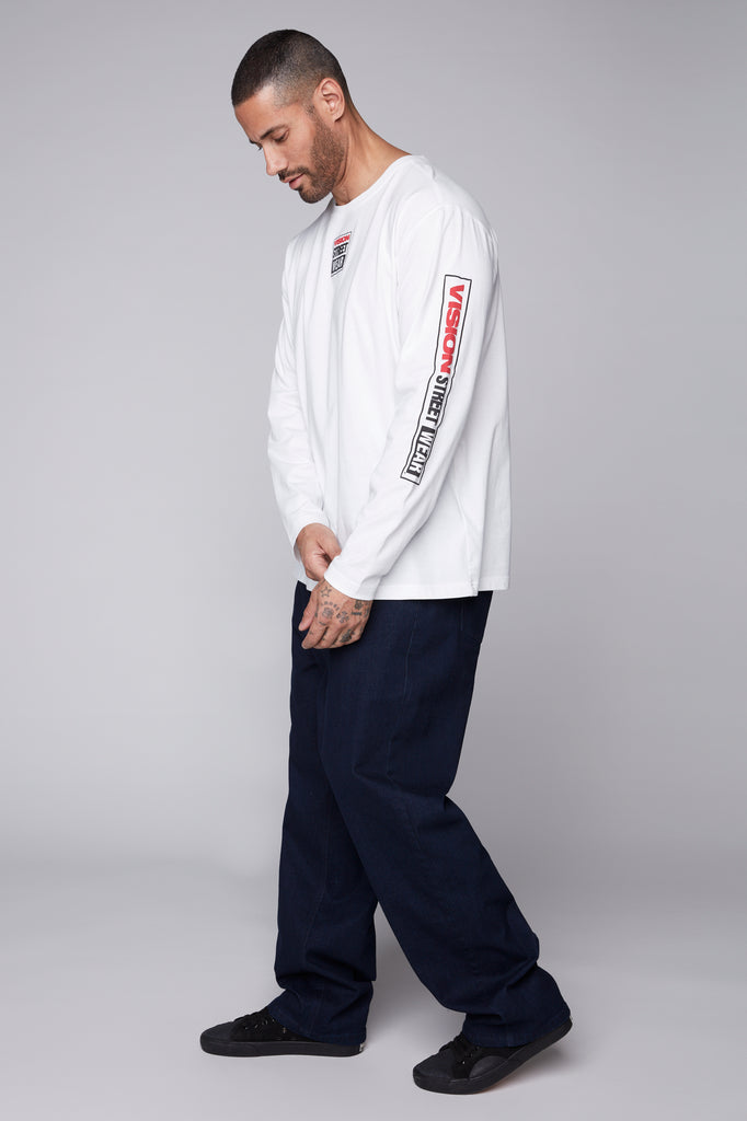 BOYCHIK - 5 Pocket Loose Fit Pant - Blue Black Denim VISION STREET WEAR