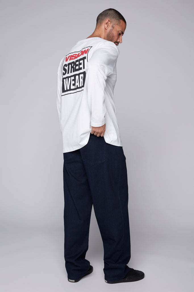 BOYCHIK - 5 Pocket Loose Fit Pant - Blue Black Denim VISION STREET WEAR