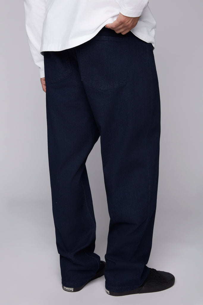 BOYCHIK - 5 Pocket Loose Fit Pant - Blue Black Denim VISION STREET WEAR
