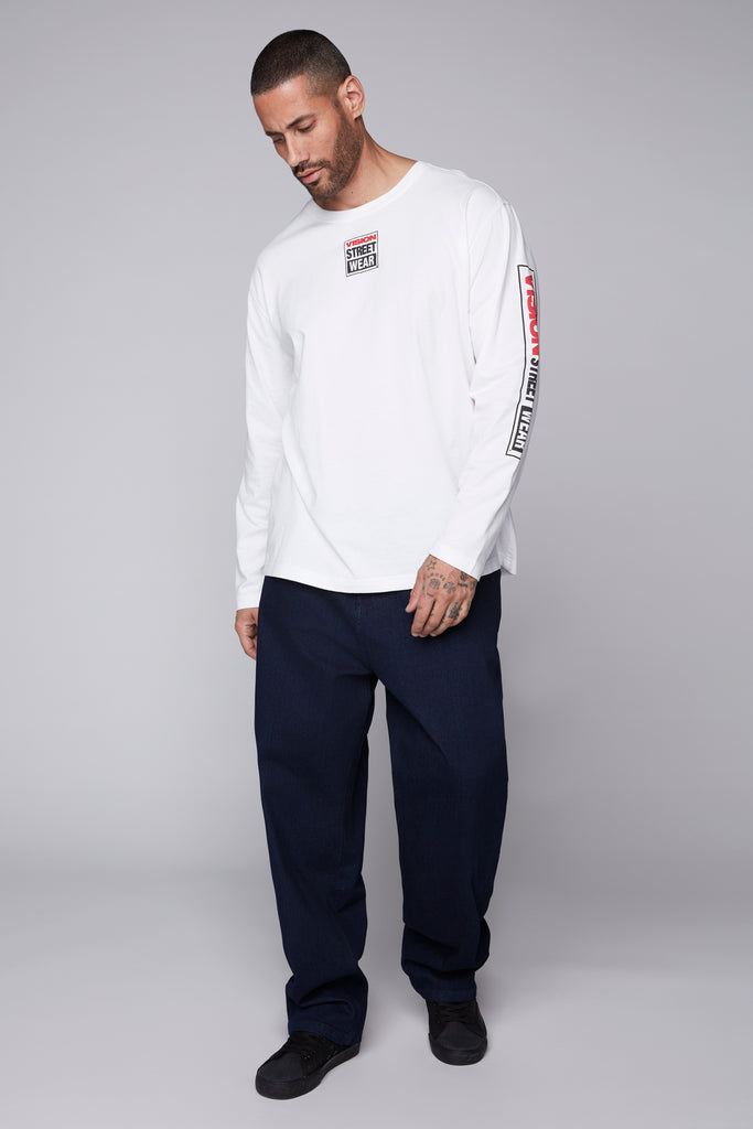 BOYCHIK - 5 Pocket Loose Fit Pant - Blue Black Denim VISION STREET WEAR