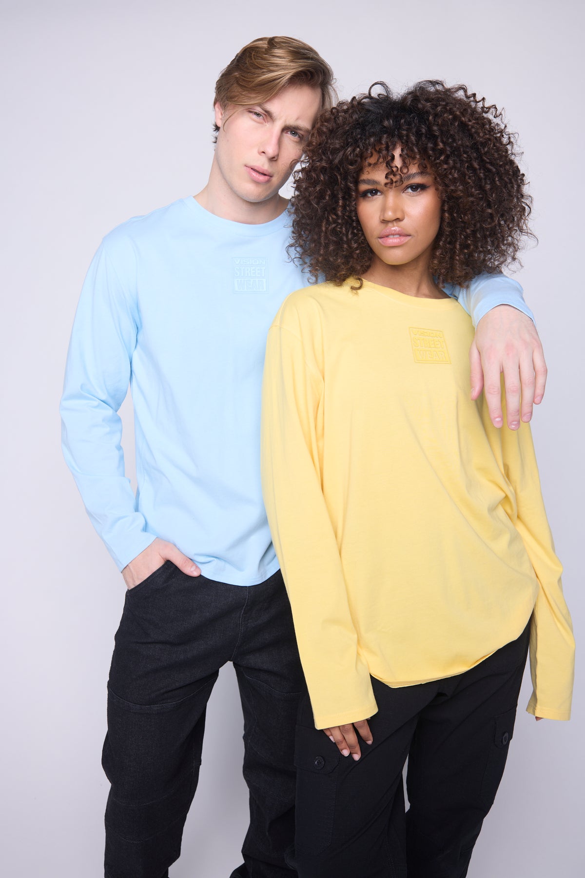 Tonal Printed T-Shirt - Butter