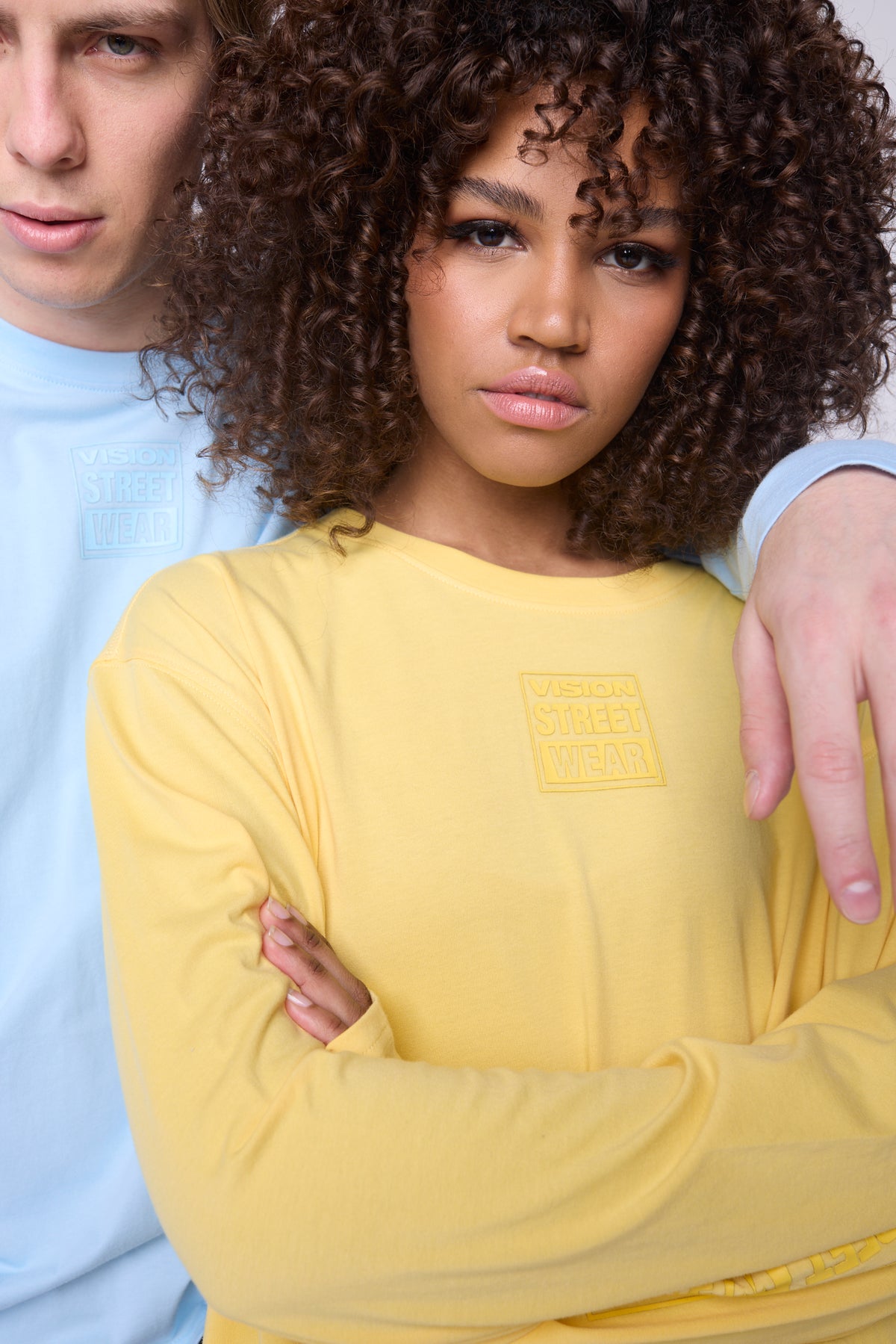 Tonal Printed T-Shirt - Butter