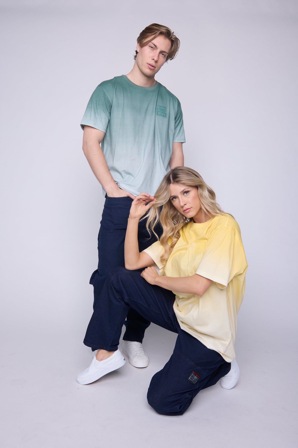 Ombre Box Logo T-Shirt