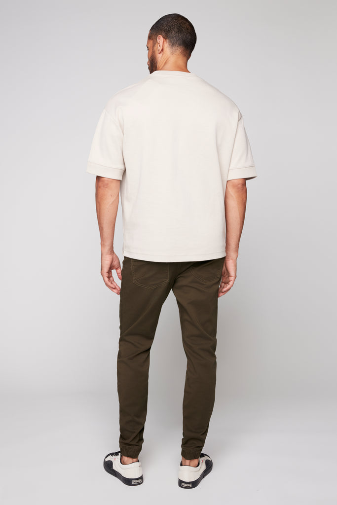 JAGGER - 5 Pocket Soft French Terry Classic Jogger - Dark Olive DNM.WORKS