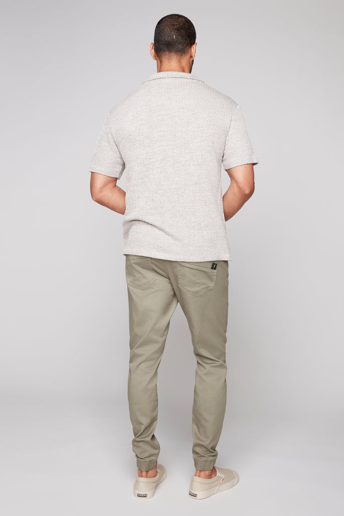 JAGGER - 5 Pocket Soft French Terry Classic Jogger - Light Olive DNM.WORKS
