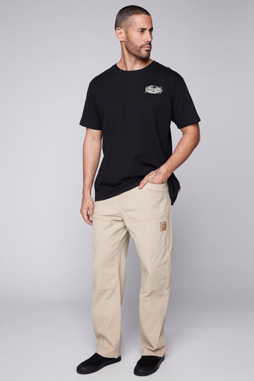 DORFMAN - Carpenter Pant In Brushed Twill - Tan VISION STREET WEAR