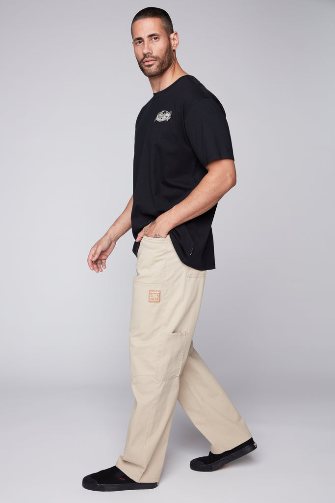 DORFMAN - Carpenter Pant In Brushed Twill - Tan VISION STREET WEAR