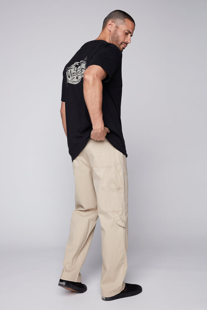 DORFMAN - Carpenter Pant In Brushed Twill - Tan VISION STREET WEAR