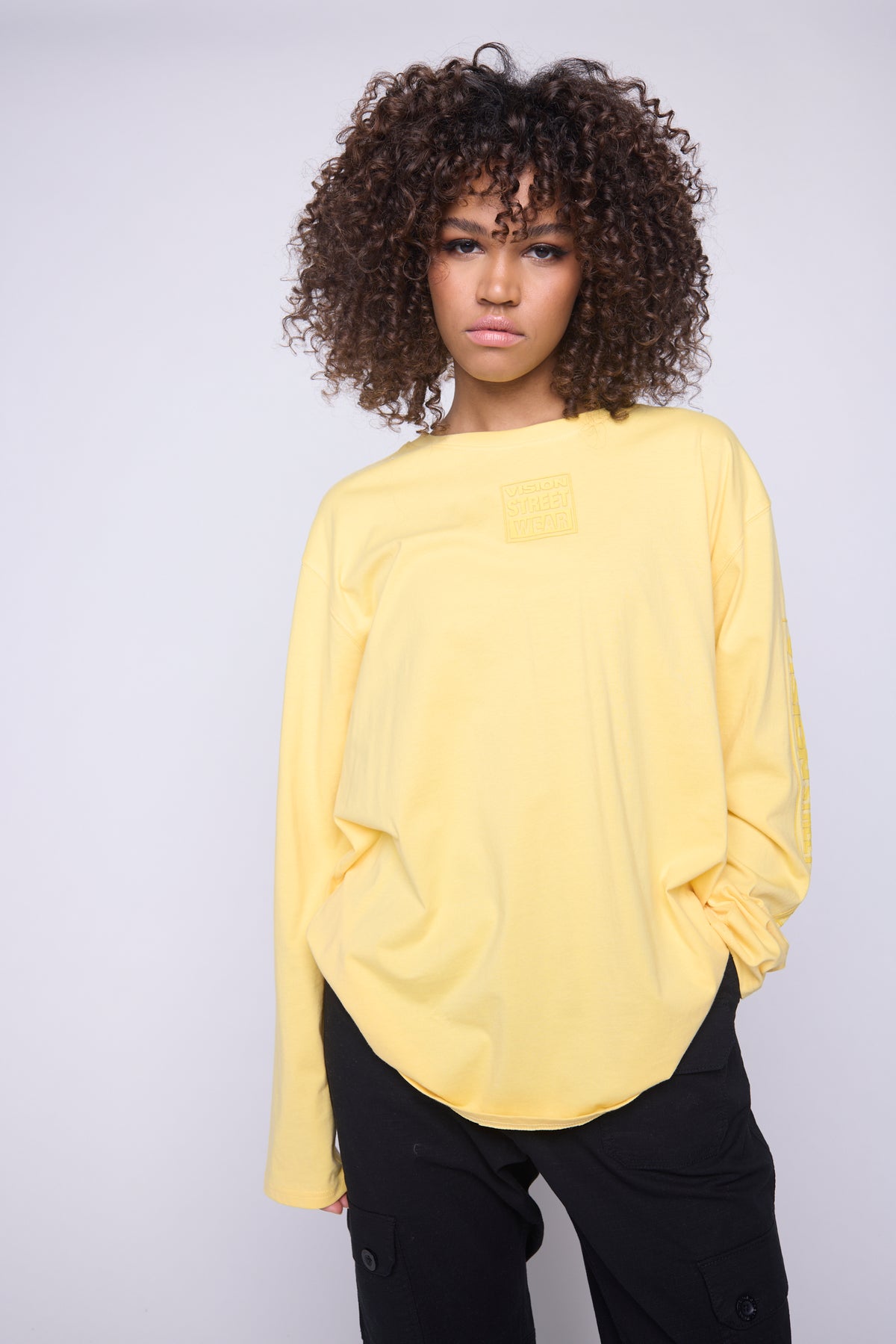 Tonal Printed T-Shirt - Butter