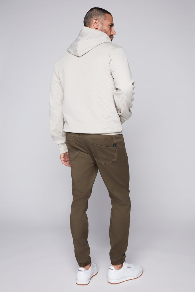 JAGGER - 5 Pocket Soft French Terry Classic Jogger - Olive DNM.WORKS