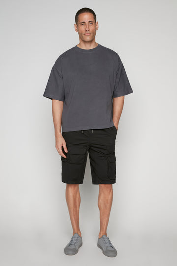 JUDE - Mens Multi Cargo Shorts - Black DNM.WORKS™