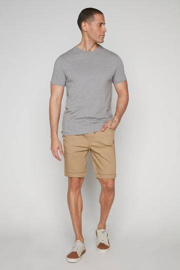 LENNON - Mens Rolled Up Shorts - Beige DNM.WORKS