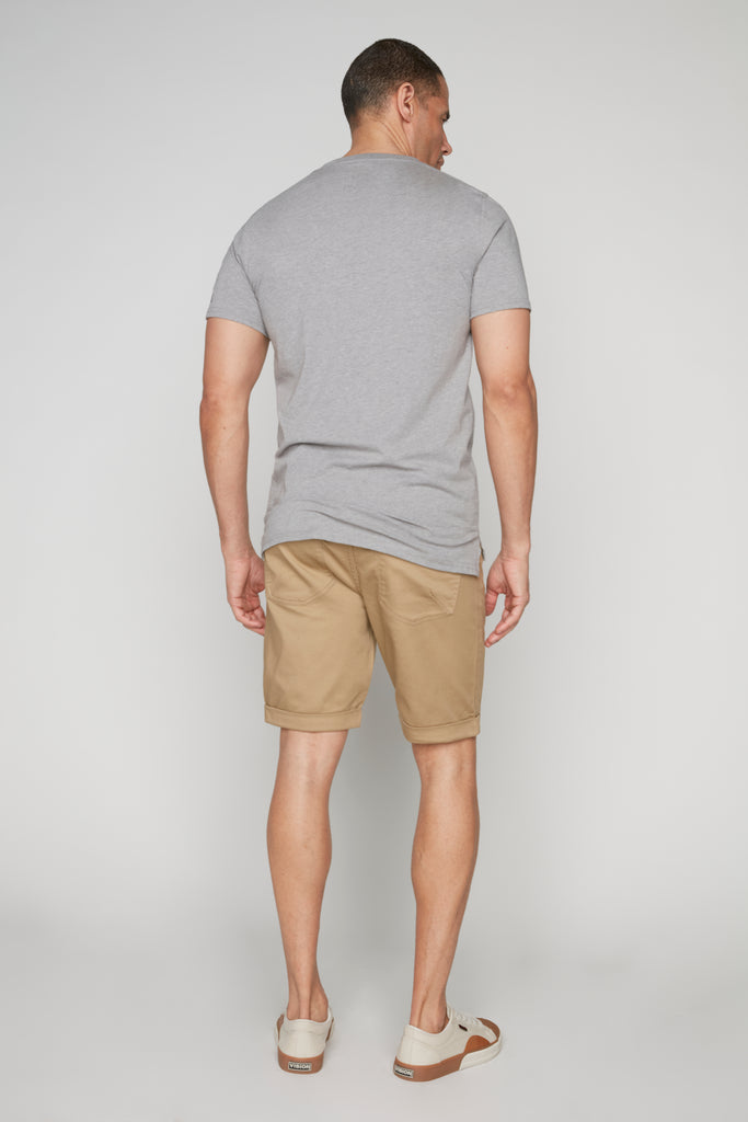 LENNON - Mens Rolled Up Shorts - Beige DNM.WORKS