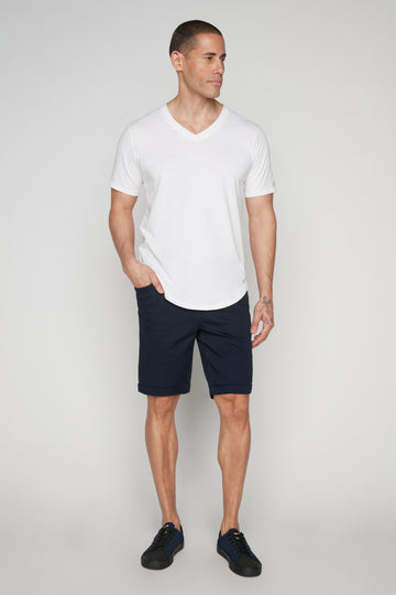 LENNON - Mens Rolled Up Shorts - Navy DNM.WORKS