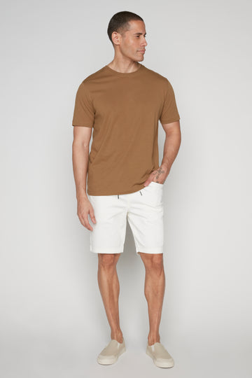 LENNON - Mens Rolled Up Shorts - Off White DNM.WORKS