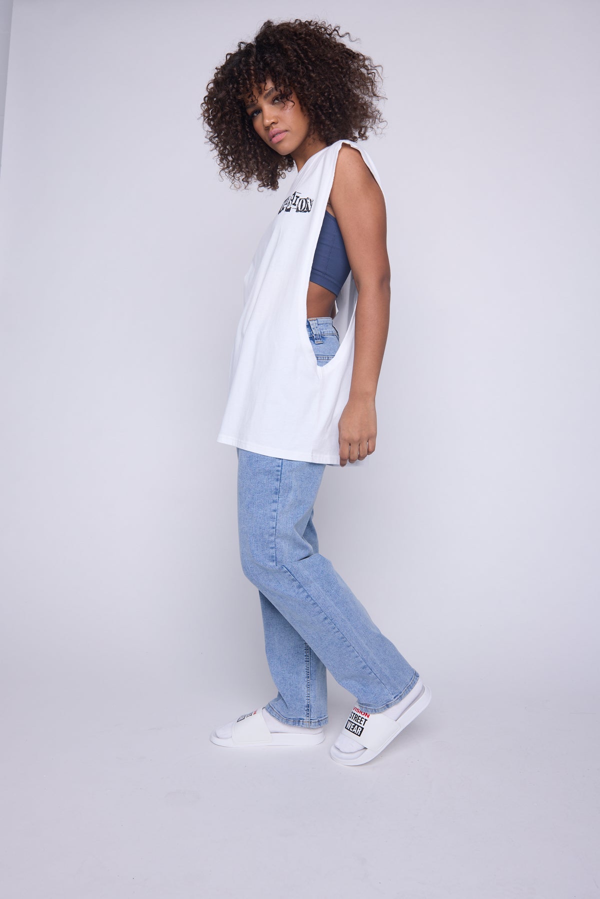 Muscle Deep Armhole Vintage Poster Prints - Ivory