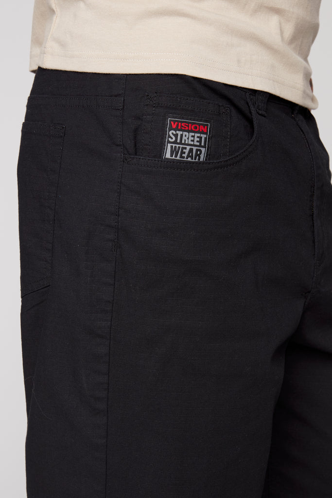BOYCHIK - 5 Pocket Loose Fit Pant - Black Ripstop VISION STREET WEAR