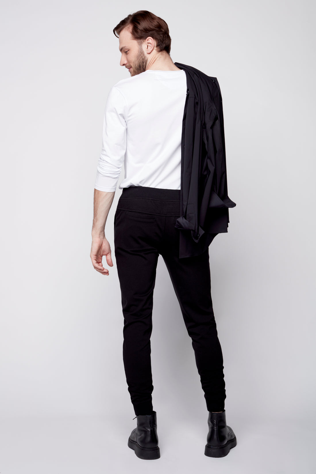 AXEL - Pull-On Knit Jogger - Black - DENIM SOCIETY™