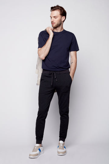 AXEL - Pull-On Knit Jogger - Charcoal - DENIM SOCIETY™