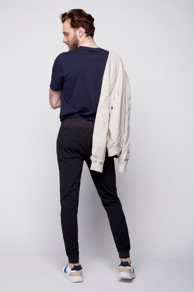 AXEL - Pull-On Knit Jogger - Charcoal - DENIM SOCIETY™