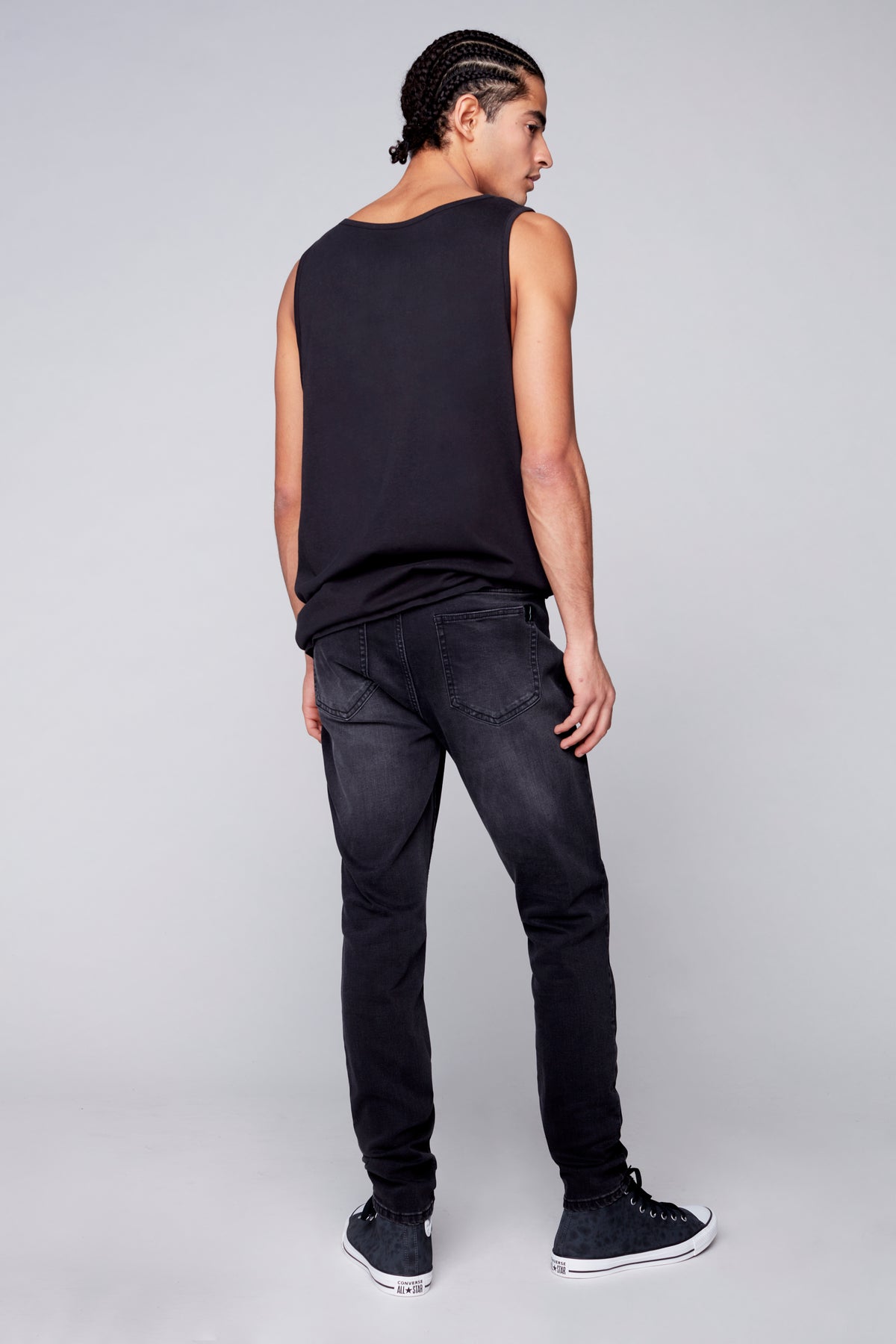 IDOL - Basic 5 Pockets Skinny  Jean - Vintage Black