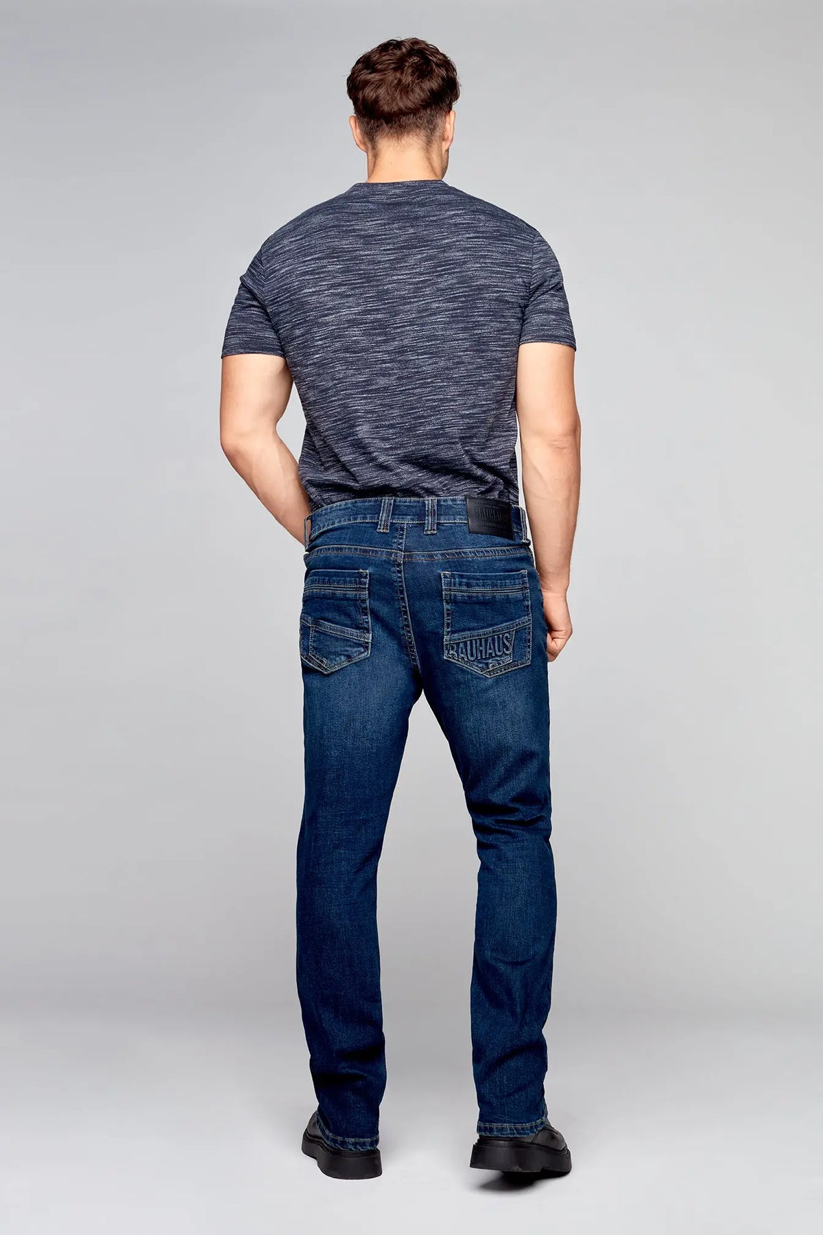 5 Pocket Bootcut Jeans - Dark Indigo Rinse - DENIM SOCIETY