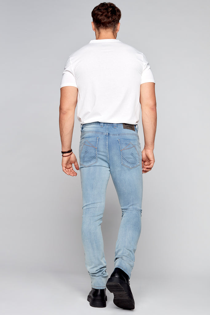 5 Pocket Straight Fit Jeans - Vintage Bleach - DENIM SOCIETY™