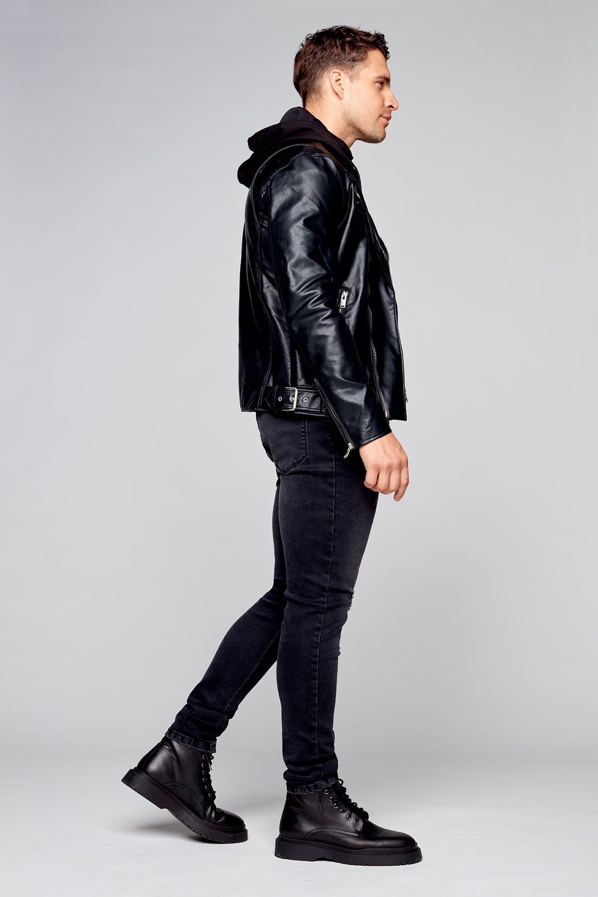 5 Pocket Slim Fit Jeans - Vintage Black - DENIM SOCIETY™