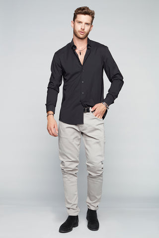 5 Pocket Slim Fit Jeans -  Light Grey - DENIM SOCIETY™