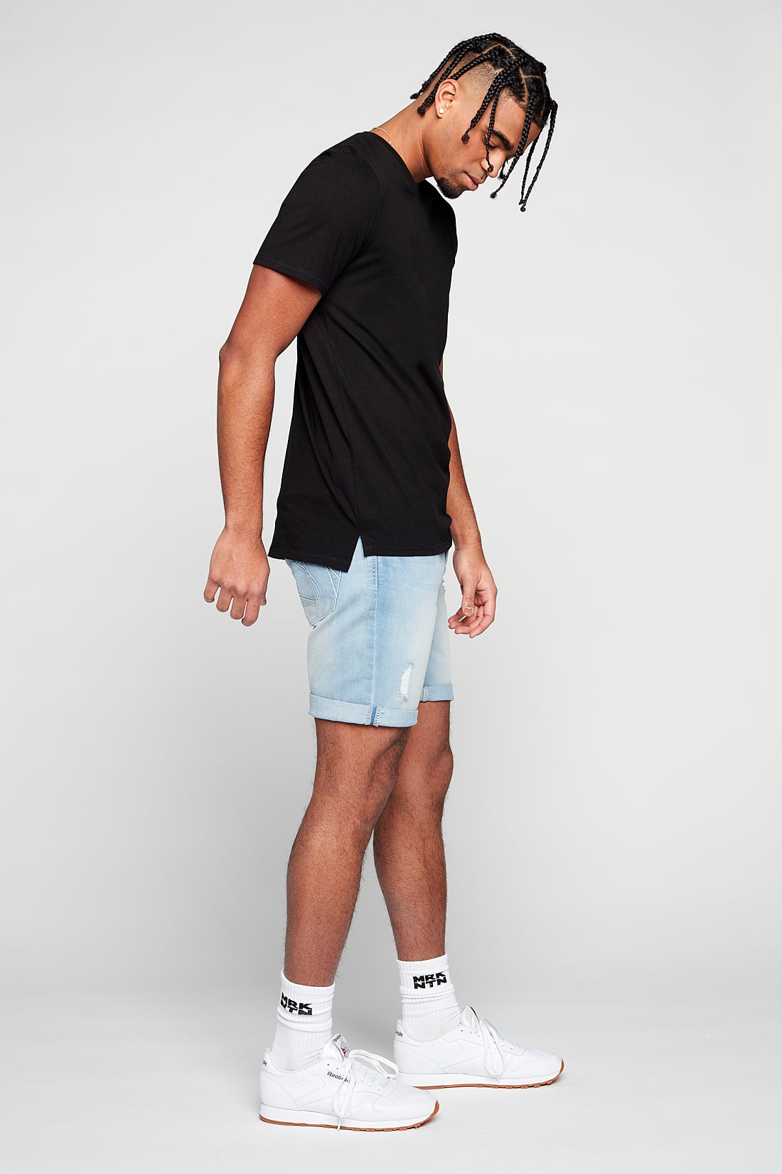 Classic Crew-Neck T-Shirt -  Black - DENIM SOCIETY™