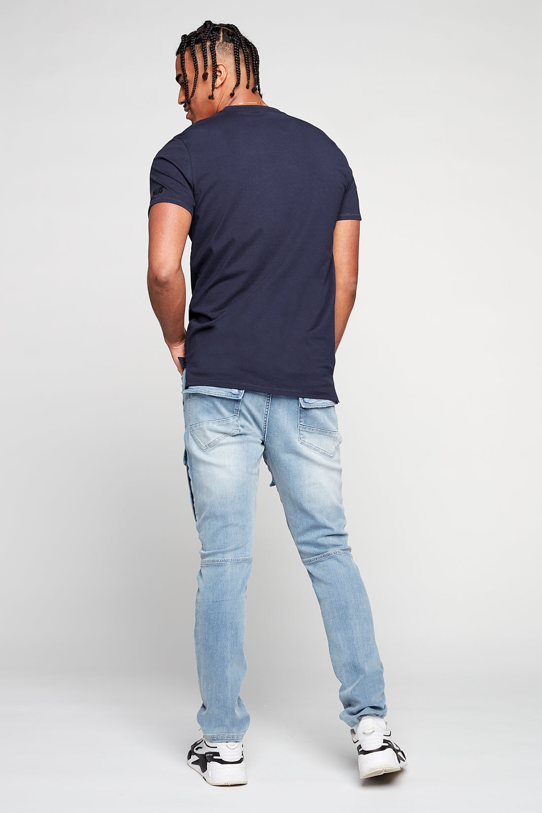 Classic Crew-Neck T-Shirt - Navy - DENIM SOCIETY™