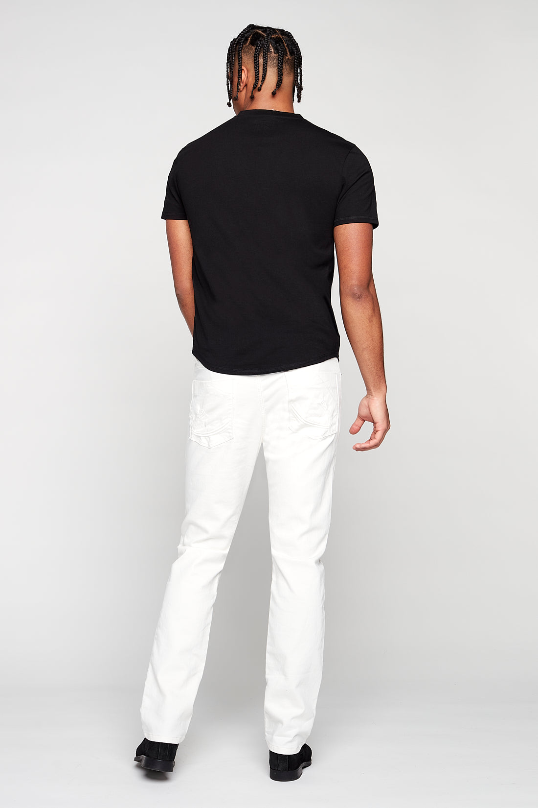 V-Neck T-Shirt - Black - DENIM SOCIETY™