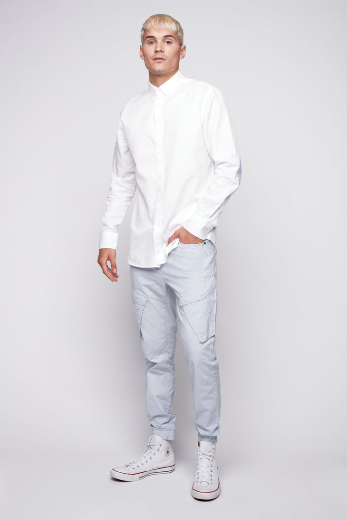 White denim joggers new arrivals