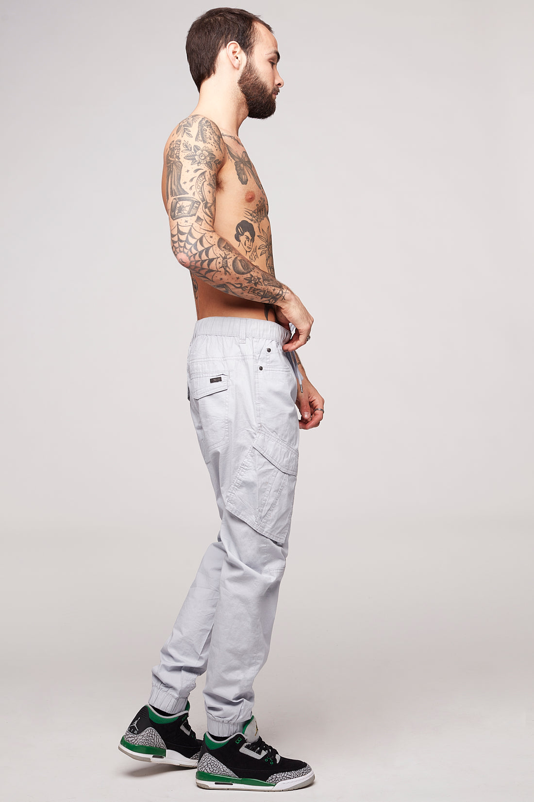 COHEN - 5 Pocket Cargo Jogger - Frost Blue - DENIM SOCIETY™