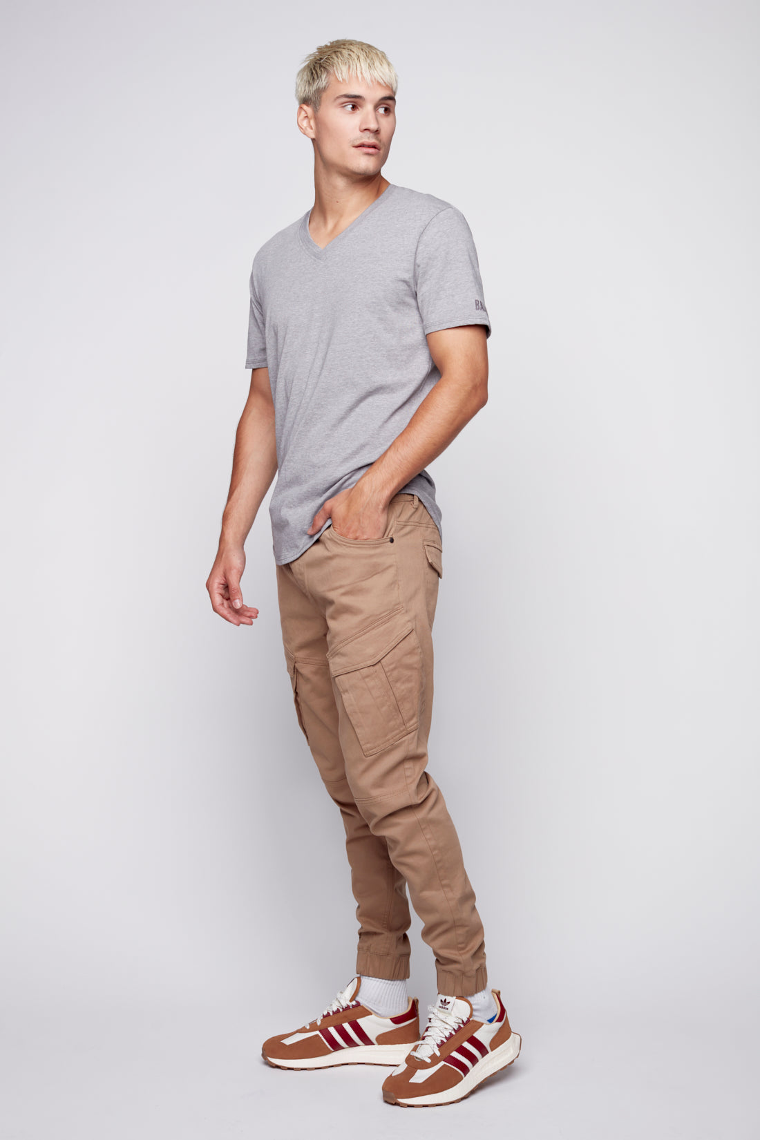 COHEN - 5 Pocket Cargo Jogger - Beige - DENIM SOCIETY™