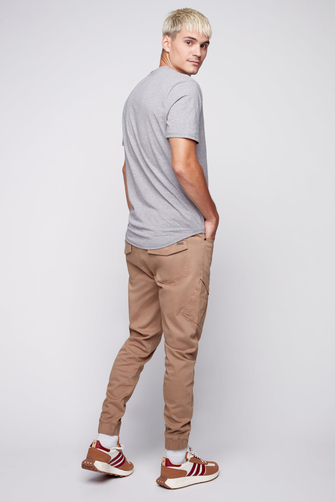 COHEN - 5 Pocket Cargo Jogger - Beige - DENIM SOCIETY™
