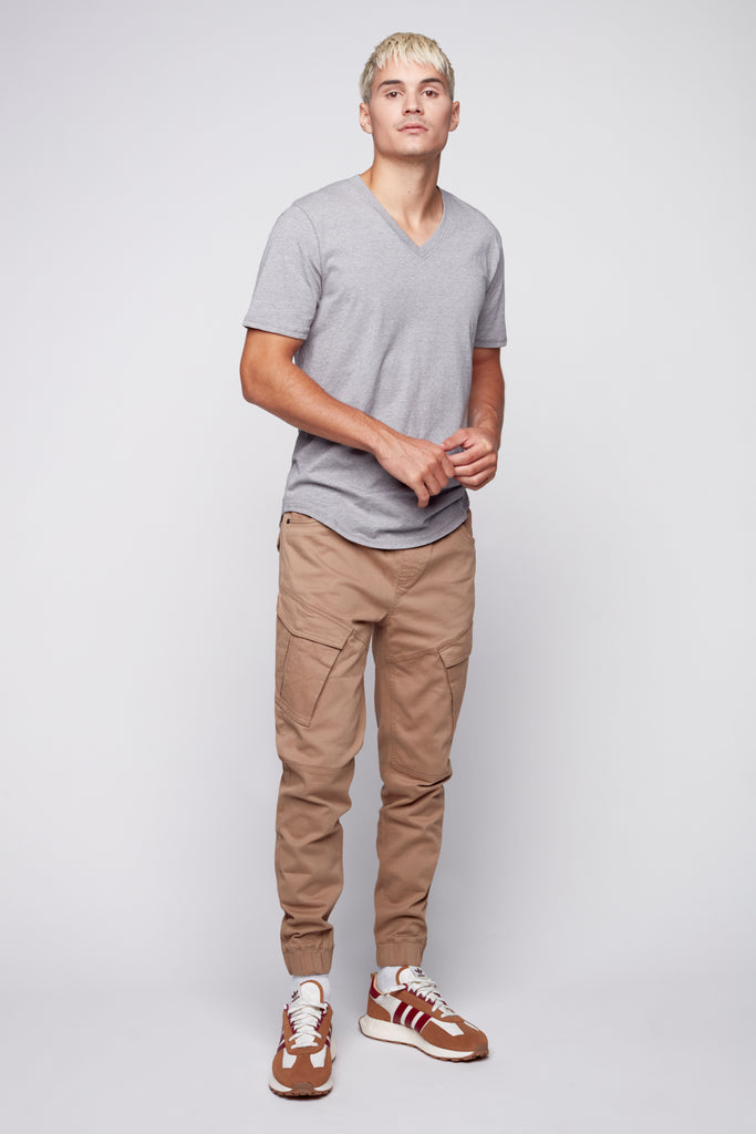 COHEN - 5 Pocket Cargo Jogger - Beige - DENIM SOCIETY™