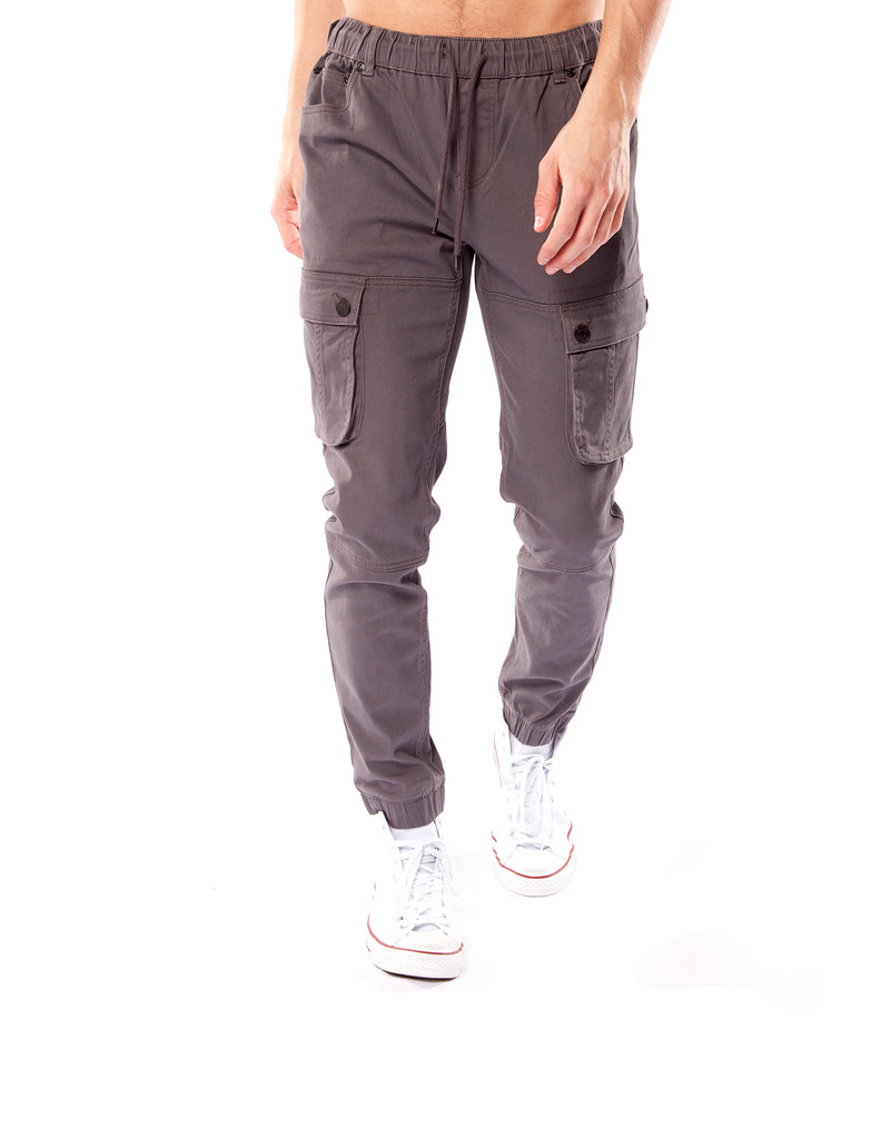 COHEN - 5 Pocket Cargo Jogger - Dark Grey - DENIM SOCIETY™