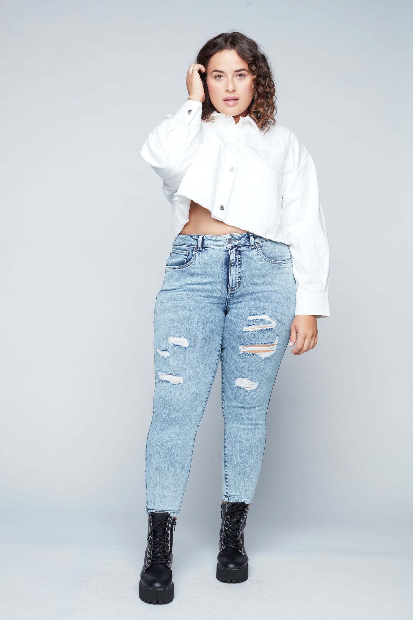 Vintage indigo raw hotsell hem jamie jeans