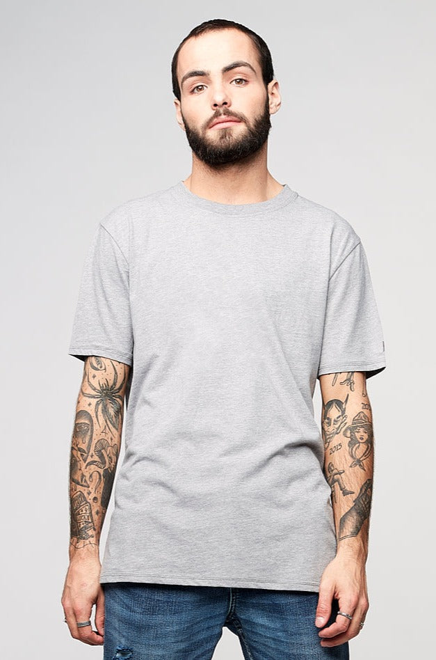 Classic Crew-Neck T-Shirt - Grey Heather - DENIM SOCIETY™
