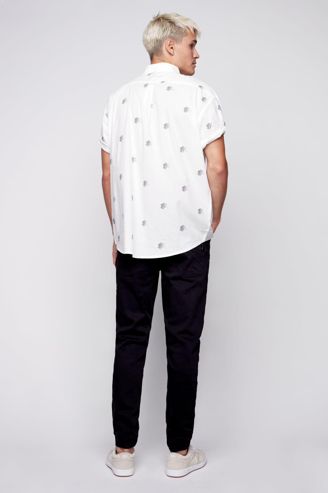 HENDRIX - 5 Pocket  Moto Stitch Jogger - Black - DENIM SOCIETY™
