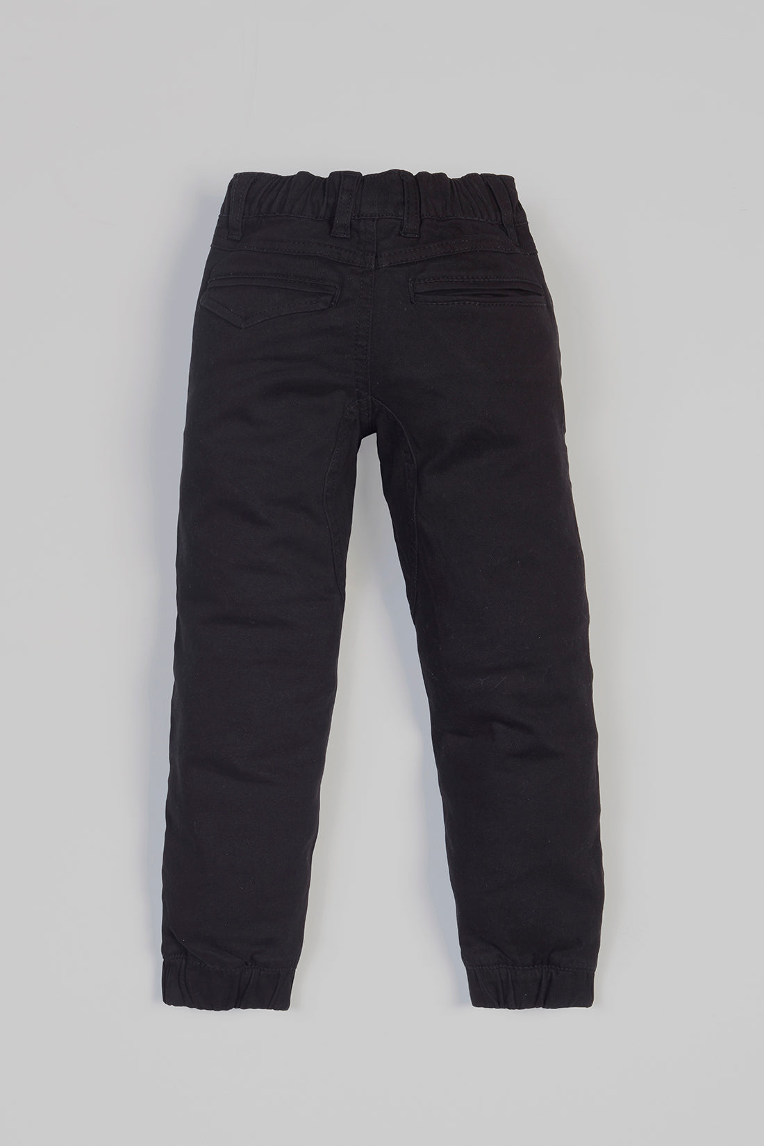 TODDLER HENDRIX - 5 Pocket Twill Moto Stitch Jogger - Black - DENIM SOCIETY™