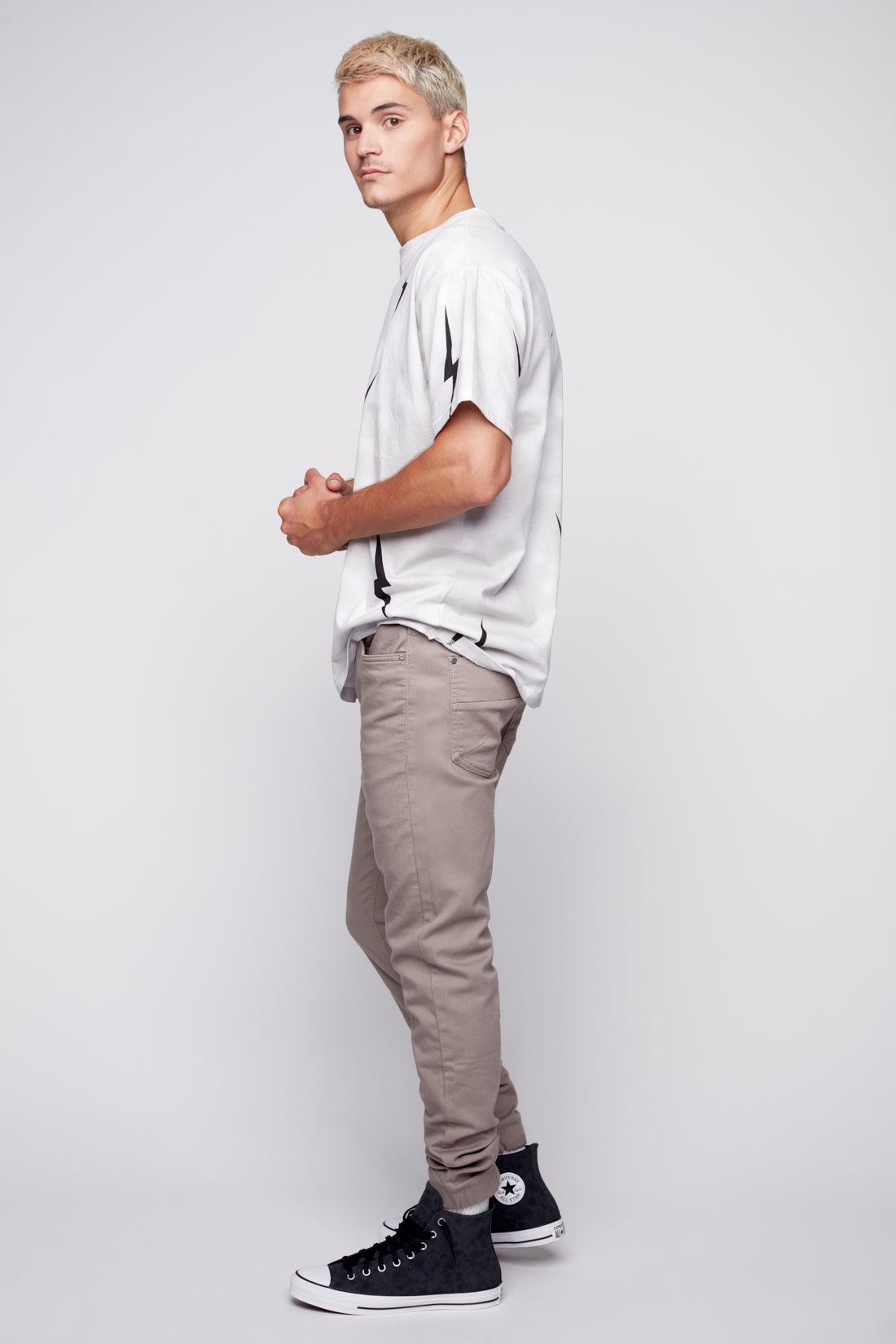 JAGGER - 5 Pocket Soft French Terry Classic Jogger - Light Grey DNM.WORKS™
