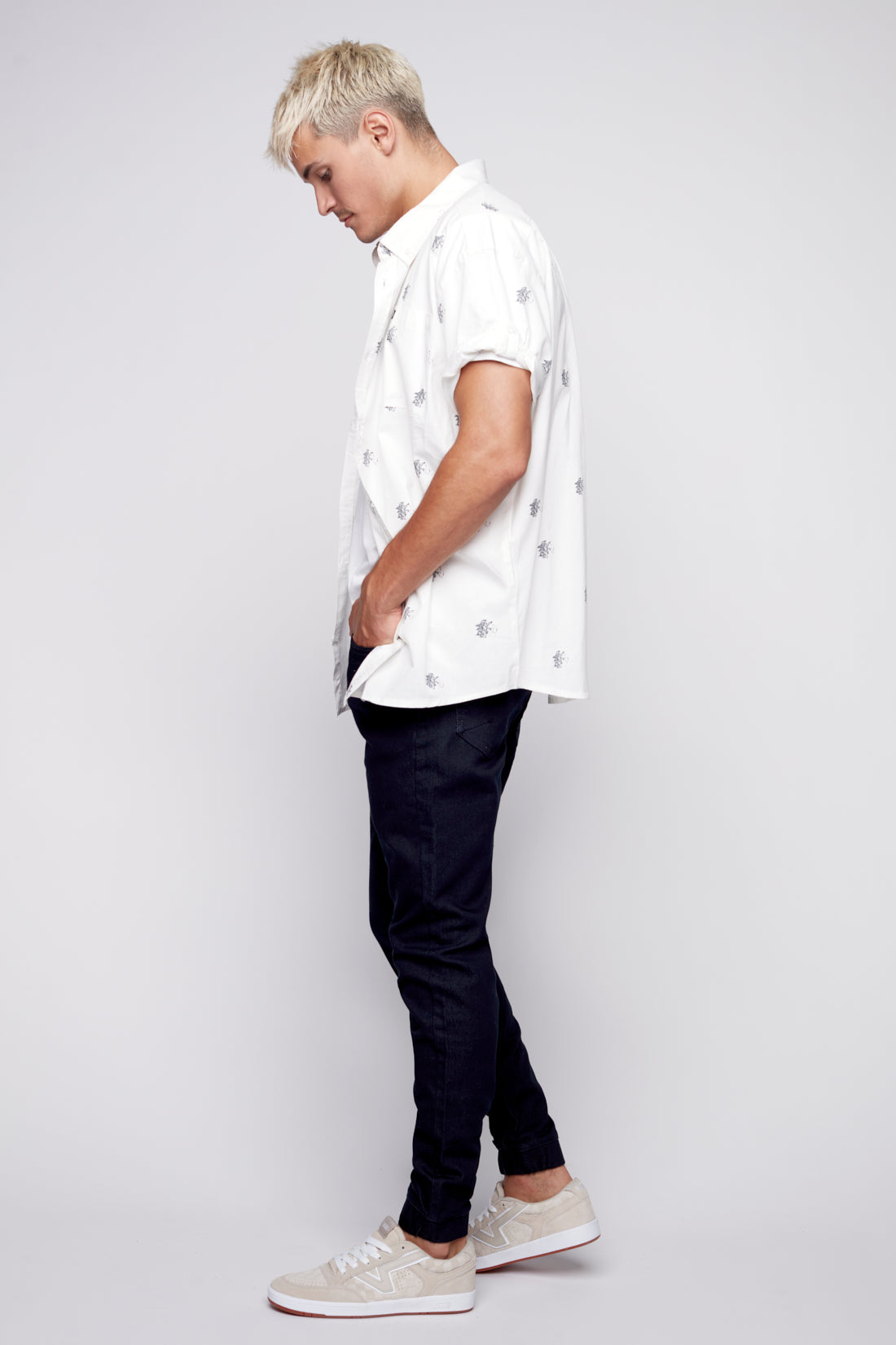 JAGGER - 5 Pocket Soft French Terry Classic Jogger - Navy - DENIM SOCIETY™